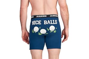 Little Blue House Mens Joke Boxers