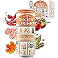 ANCIENT DRINKS Apple Cider Vinegar Beverage with Electrolytes, Vitamins, & Probiotics, Organic, Super-Hydrating Sports Drink - Posca (Cayenne & Cardamom) - 16 fl oz (12 cans)