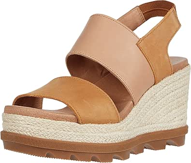 Amazon.com | Sorel - Womenâs Joanie II Slingback, Leather Sandal with Wedge Heel | Sandals
