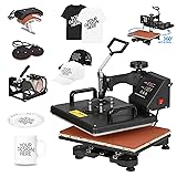 F2C 5 in 1 Pro Heat Press Machine 12x15 Digital