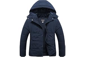 CREATMO US Women's Plus Size Warm Puffer Jacket Waterproof Fleece Lined Winter Coat with Removable Hood