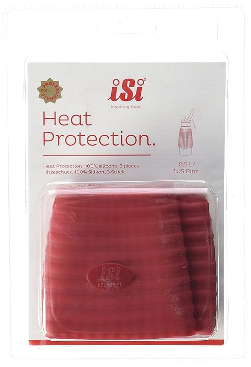 ISI Hittebeschermer, Silicone, Rot 6 x 18.8 x 27.7 cm 3