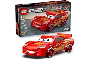 LEGO Speed Champions Flash McQueen – Blocs de construction Disney Pixar Cars pour enfants, garçons et filles à partir de 9 an