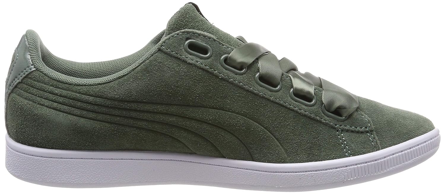 puma suede heart mujer olive