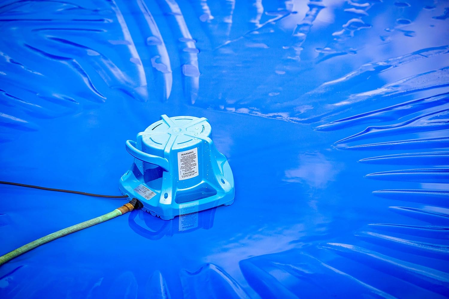 Little Giant 577301 APCP-1700 Swimming Pool Cover Submersible Pump, 1/3-HP, 115V, Blue : Swimming Pool Water Pumps : Garden & Outdoor