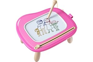 TEKFUN Toys Gifts for 1-3 Years Old Kids, Magnetic Drawing Board Sketch Doodle Pad with Sturdy Legs, Educational Learning Birthday for 1 2 3 Years Old Girls Boys
