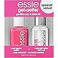 essie Gel Couture Nail Polish Kit, Hot Pink Nail Polish + Top Coat, Mod Squad, 0.46 oz each