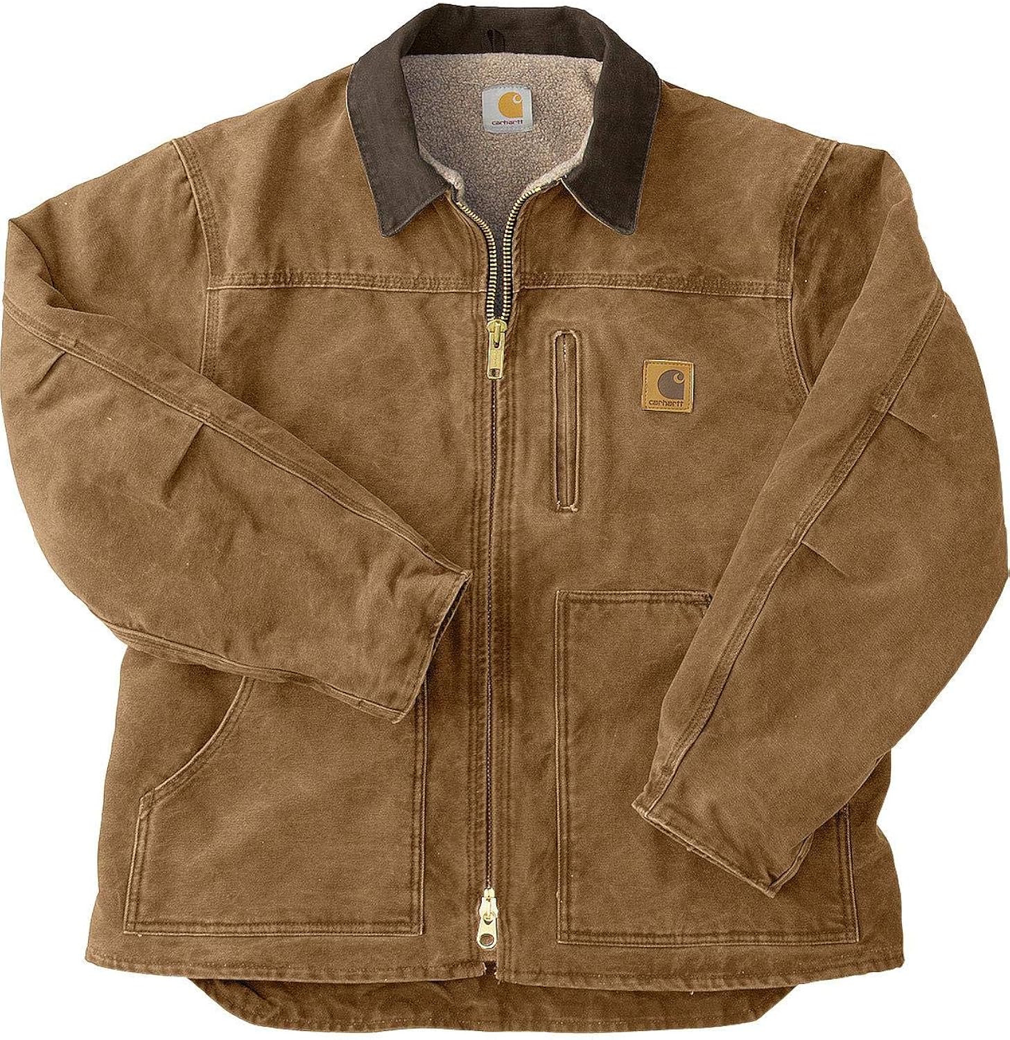 Carhartt men's sandstone ridge coat stores Clearance