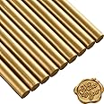 Nuanchu 15 Pcs Glue Gun Sealing Wax Sticks Retro Vintage Wax Sticks for Seal Stamp and Letter for Wedding Invitations Card Envelope Christmas Holiday Gift Ideas(Bronze)