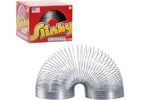 The Original Slinky Walking Spring Toy, 2.75-in...