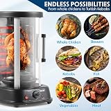 Dellonda Baridi Vertical 360° Rotisserie Smokeless Grill 1500W 21L DH216 view 4