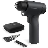 HOTO 16V Cordless Drill Set, 50 N&middot;m Brushless Power Drill for Home Repairs | 3/8&rdquo; Keyless Chuck, 10 Bits, 5 Drill Bits, Smart Display, 32 Torque, 400/1700 RPM for Furniture Assembly