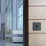 BG Electrical Single Retractive Press Switch Matt Grey 1 Way Evolve PCDMG14B view 6