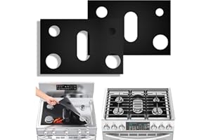 EAORBD Stove Top Covers for Samsung Gas Range Stove Protector, Gas Stove Top Covers Non-Stick Oven Liners Gas Stove Top Protector Reusable Washable Keep Stove Clean 2 Pack
