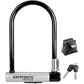 Kryptonite Kryptolok ATB Bike U-Lock, 12.7mm Steel Shackle with Bracket | Sold Secure Gold Anti-Theft Protection, 5 x 9 Inch High Security Lock for Wide Tires, E-Bike, Scooter and Mountain Bikes