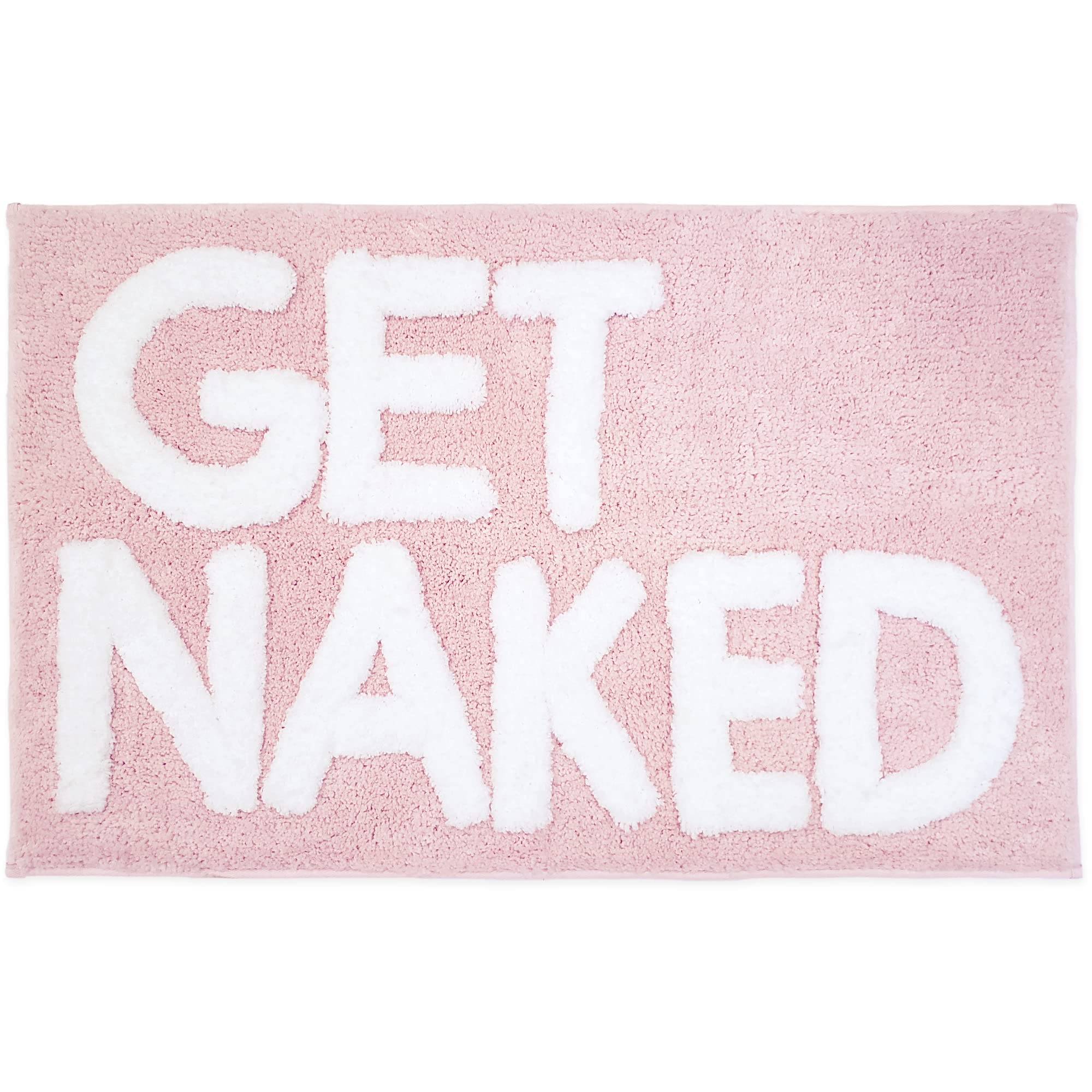 Photo 1 of New Mungo Get Naked Bath Mat Pink - Blush Bathroom Rugs - Bath Mat - 31" x 20"