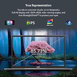Acer Swift X 14" FHD 100% sRGB Slim Laptop, AMD