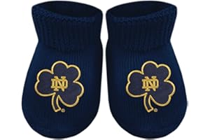 Creative Knitwear College Baby Bootie Sock - Team Logo, Multiple Colors, for Boys & Girls (Newborn - 6 Months)