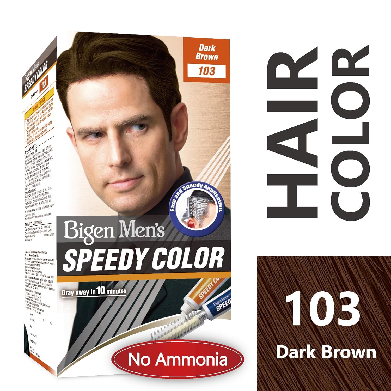 Buy Bigen Men S Speedy Color Dark Brown 103 80g Online At Low