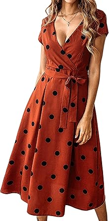 polka dot wrap dress uk