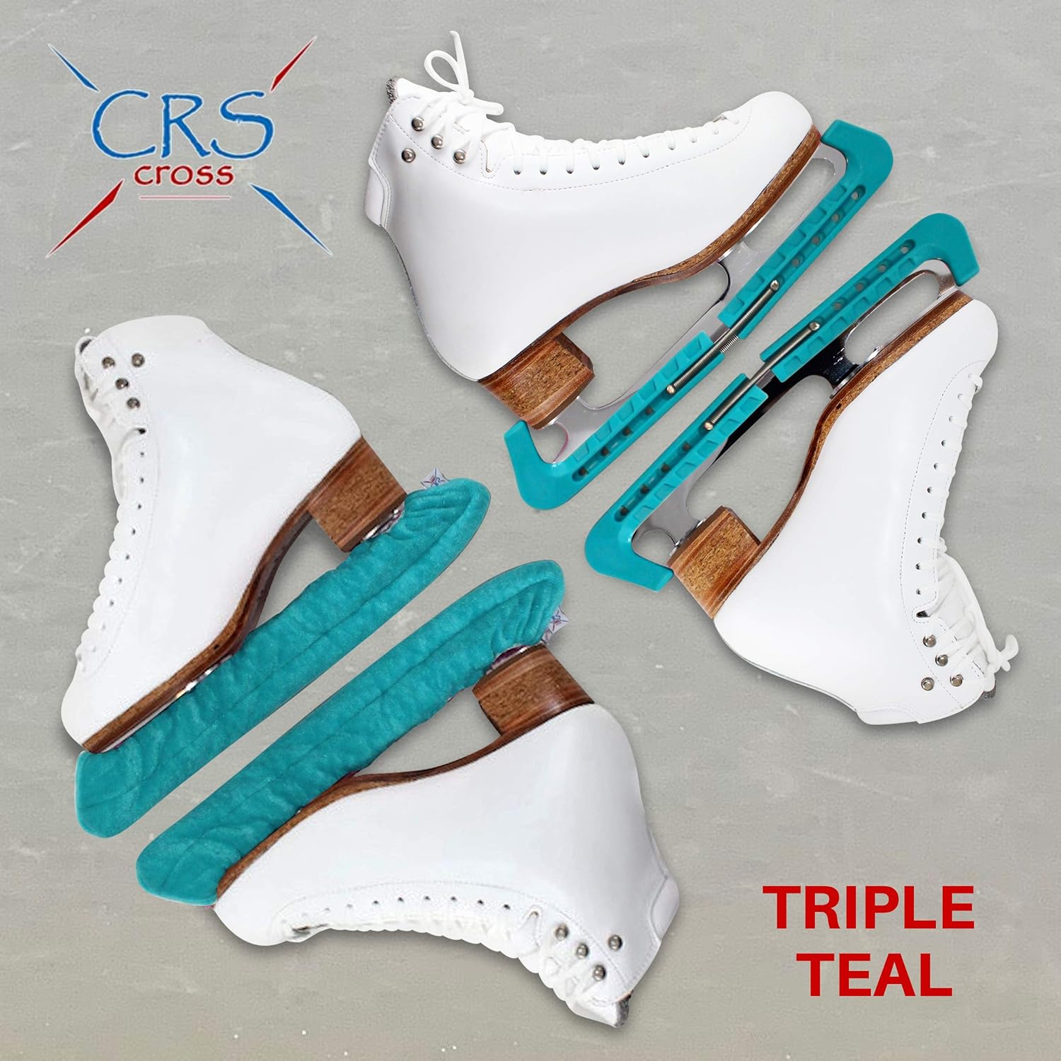 CRS Cross Skate Guards, Soakers & Towel Gift Set - Ice Skating Guards and Soft Skate Blade Covers for Figure Skating or Hockey : Sports & Outdoors