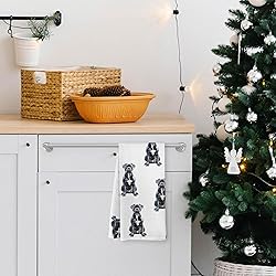Yorhifa Cane Corso Gifts Kitchen Dish Towels, Cane