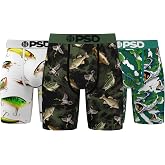 PSD Underwear Mens Boxer Briefs - Animal Print, Standard Length Packs and Singles, Soft &amp; Breathable Boxer Briefs for Men