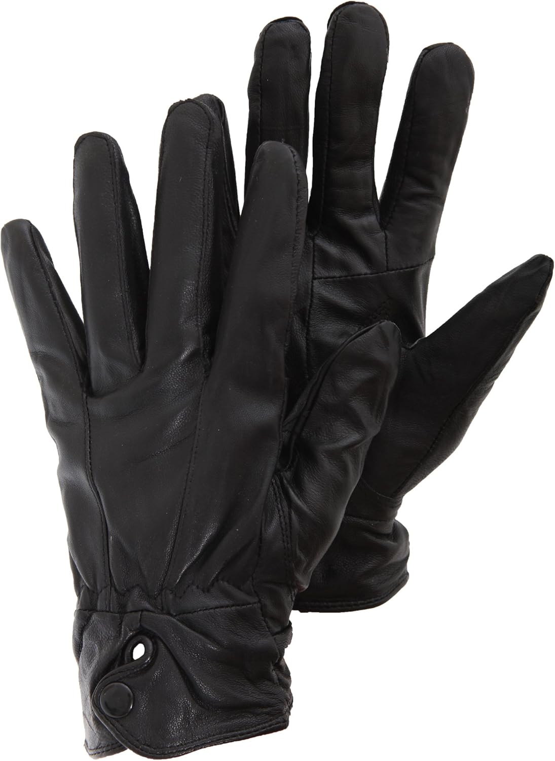 Ladies/Womens Plain Genuine Leather Gloves Amazon.co.uk Clothing