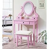 unicorn vanity table and stool