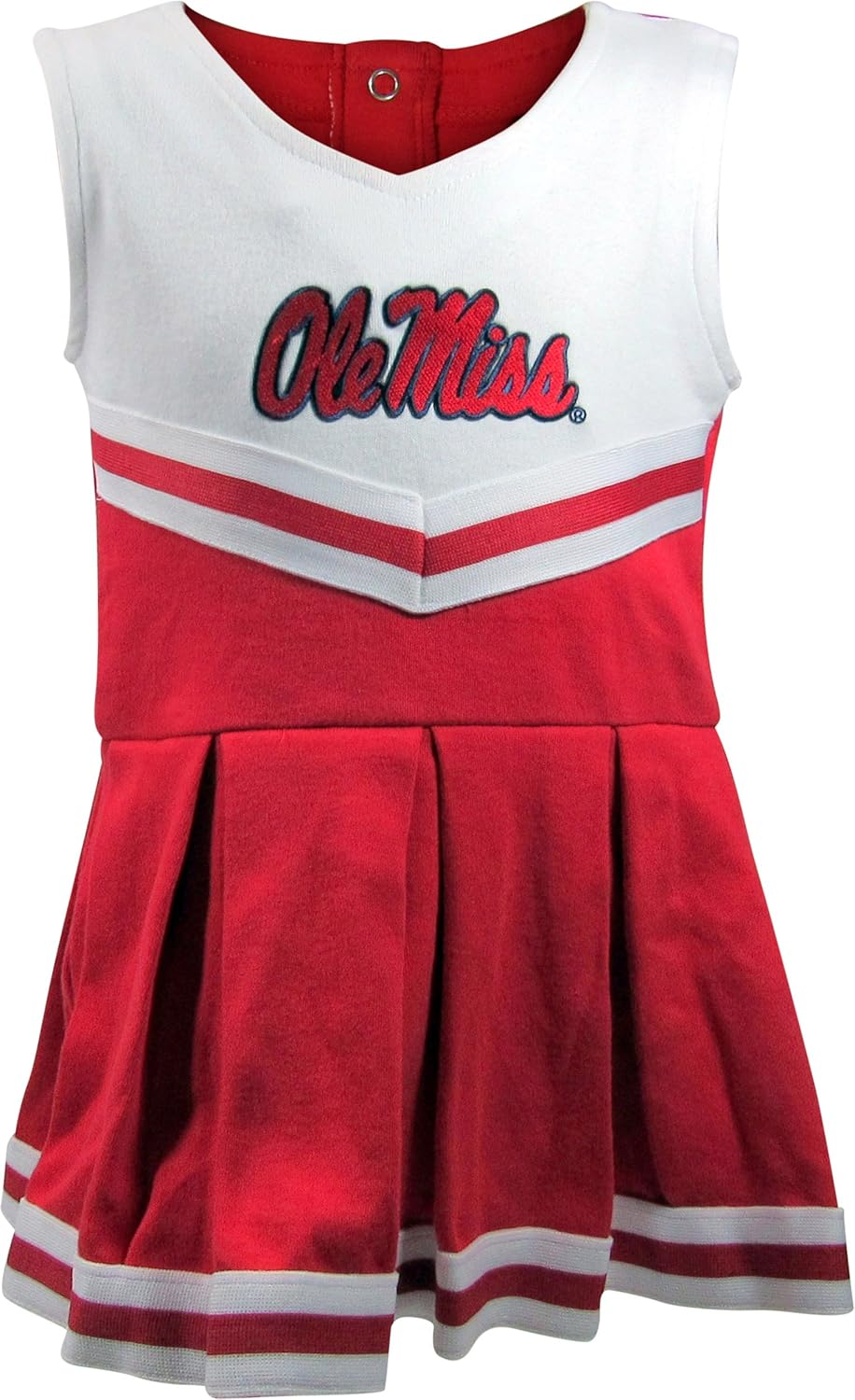 Ole Miss Rebels NCAA Newborn Baby Cheerleader Bodysuit Dress (69 Mo) Clothing