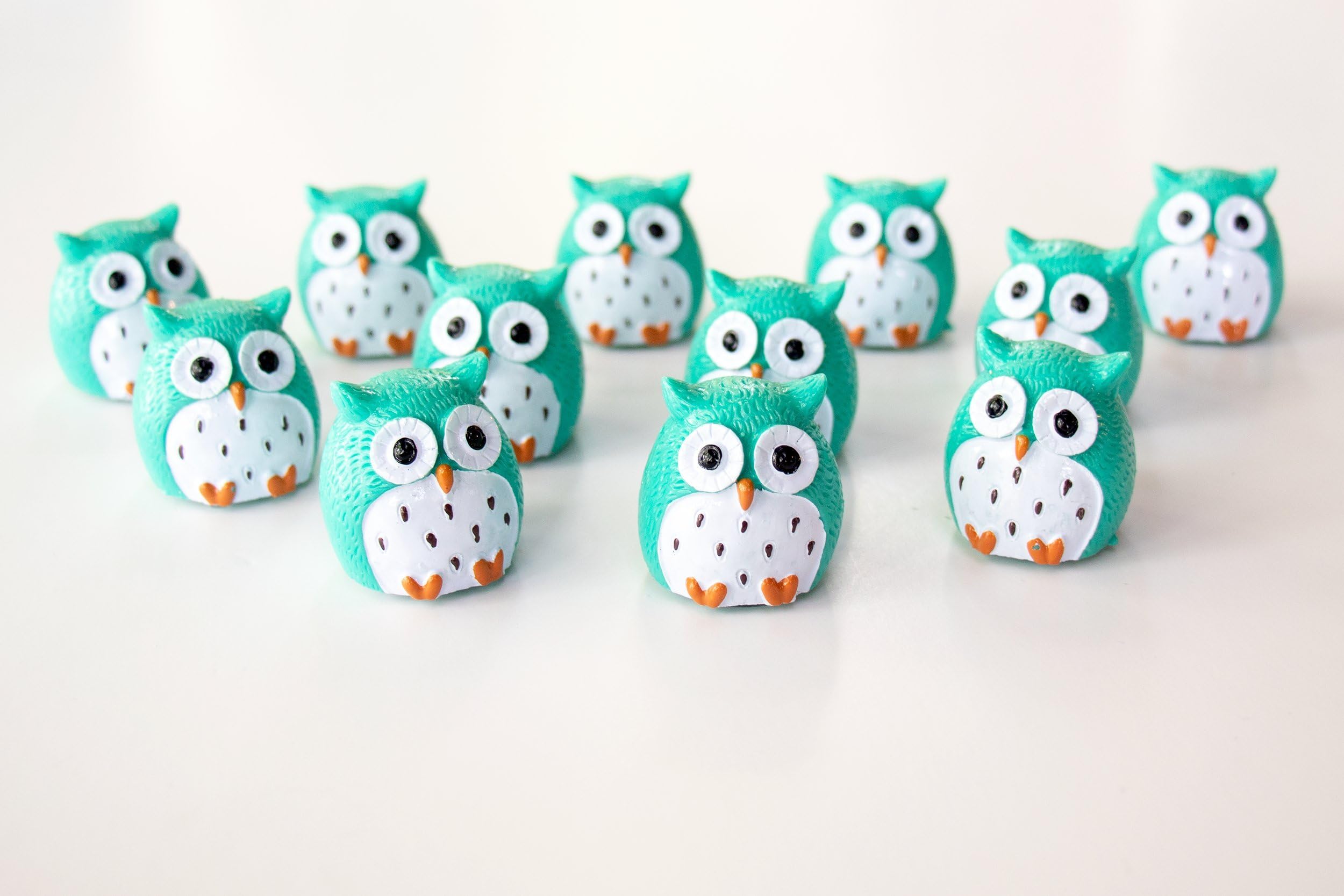 Glossy Grin Lip Gloss Containers - DIY Empty refillable containers (12 Pieces, Green Owl)
