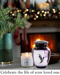 Hummingbird Keepsake Urn, Hummingbird Mini Urn for