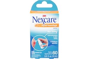 Nexcare No-Sting Liquid Bandage .61 Fluid Ounces, Clear (118-03)