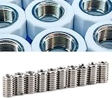 Hyuduo M6x10mm Stainless Steel Wire Thread Inserts M6 to M4 Repair Kit 10pcs view 4