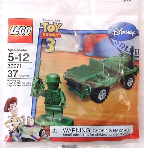 Amazon Lego レゴ トイストーリー3 グリーンアーミーメン 緑の兵隊 軍曹 と ジープ付 ブロック おもちゃ