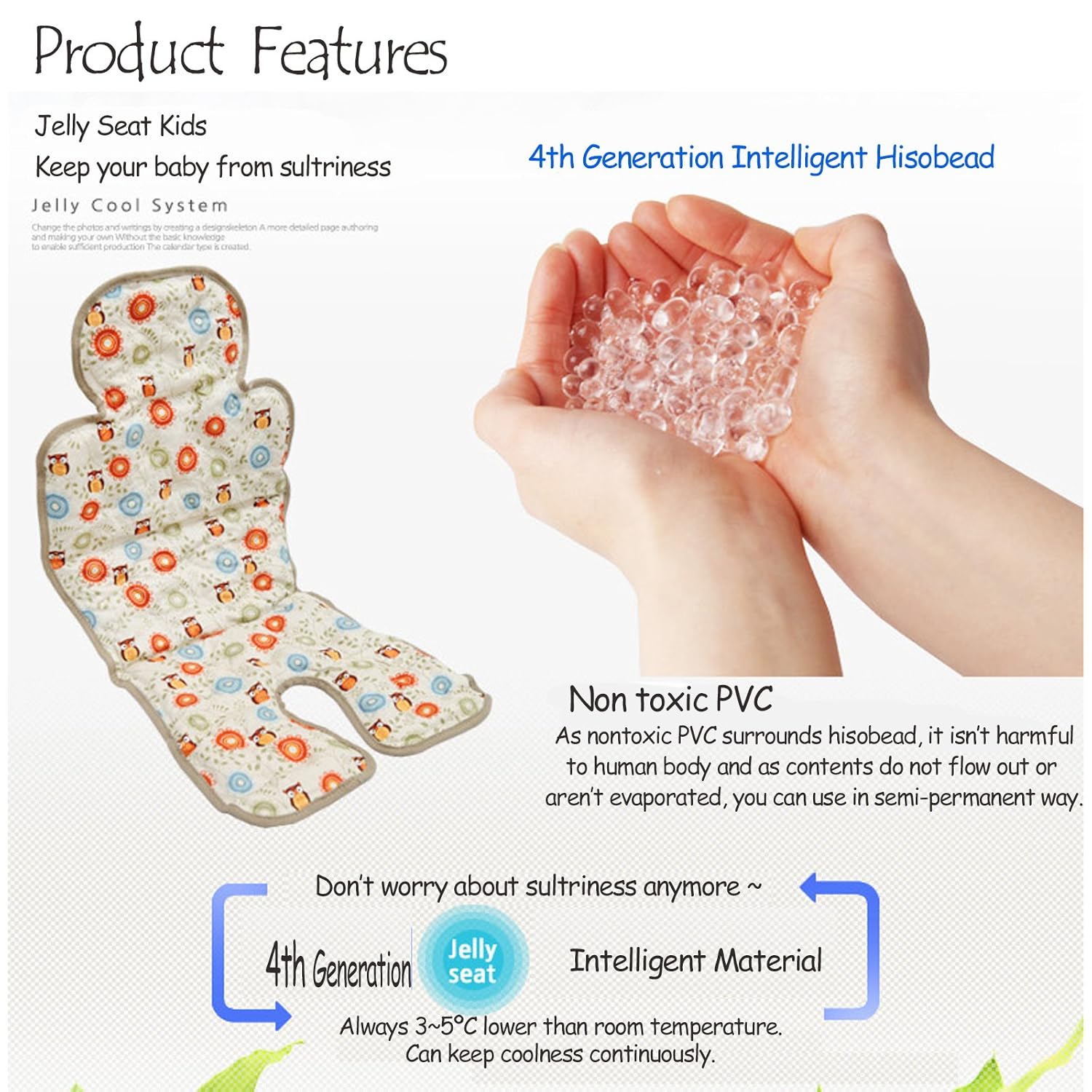 jellypop stroller pad