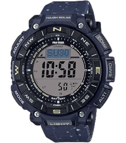 Amazon.com: Casio PRW3500 Series | Pro Trek | Black | 100M WR