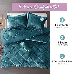 Intelligent Design Twin Comforter Set, Velvet