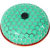 BHB 3.15" High Flow Air Intake Mushroom Filter Washable Universal Sponge Honeycomb Mesh Air Filter