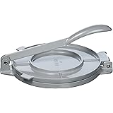 IMUSA USA 8-In. Aluminum Tortilla Press, 8 Inch, Silver