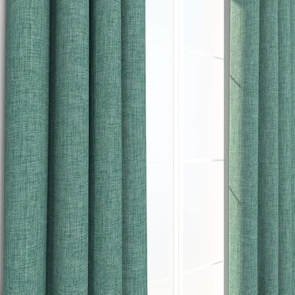 Amazon Com Indigo2ashny Room Darkening Curtains Blue Teal