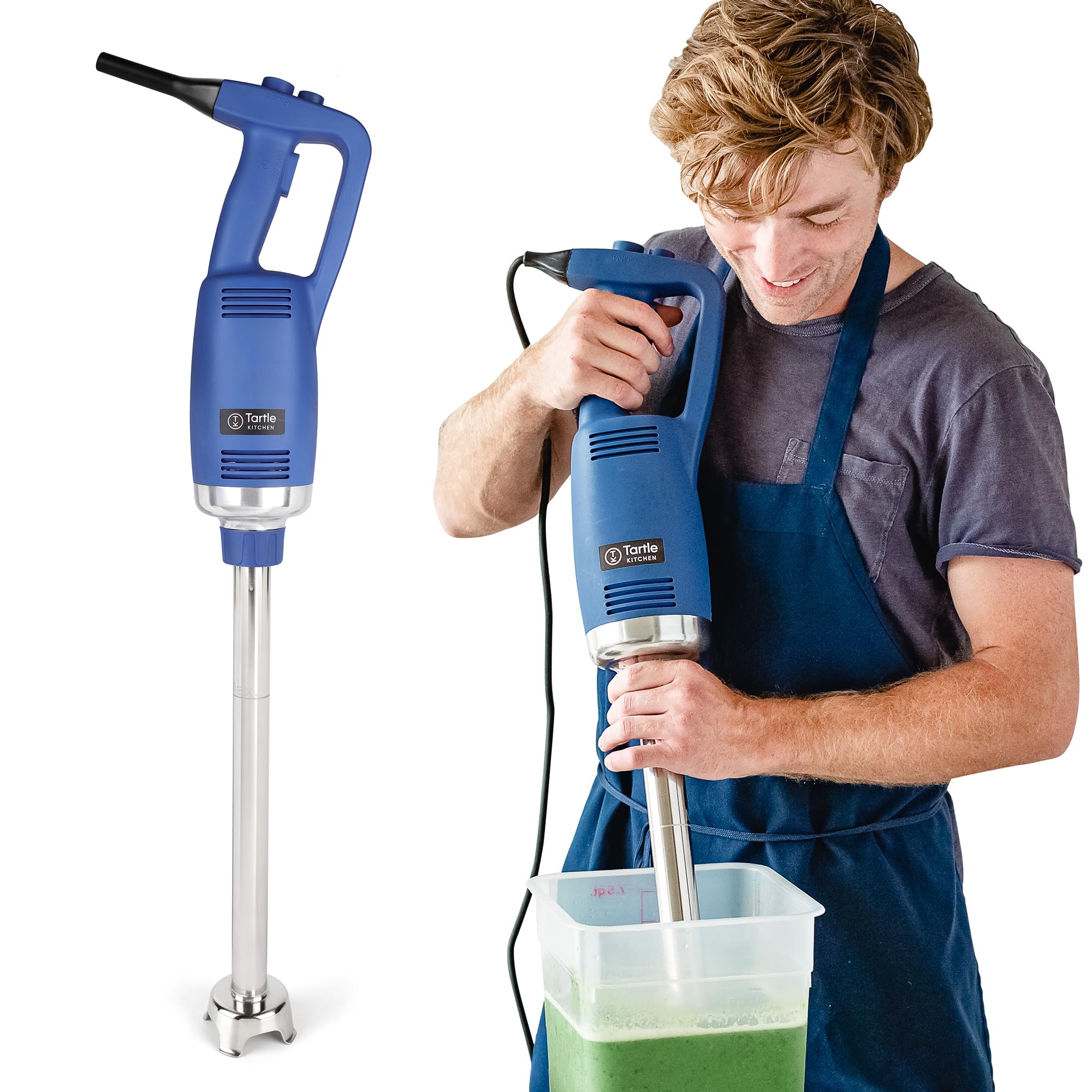 TK Commercial Immersion Blender, 750W/1HP Heavy Duty Motor, 20,000 RPM, 18" Shaft for Professional Kitchens