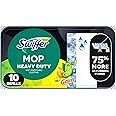 Swiffer Heavy Duty Mop Wet Multi-Surface Cloth Refills for Floor Mopping and Cleaning, Gain Scent, 10 count