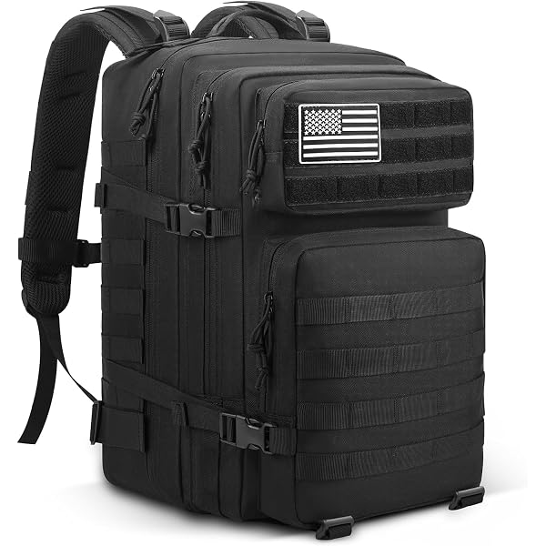 IBVIVIC Taktischer Rucksack (33x30,5x50,8 Cm) – Wasserabweisend, Mit MOLLE-System, Für Outdoor, Jagd & Reisen