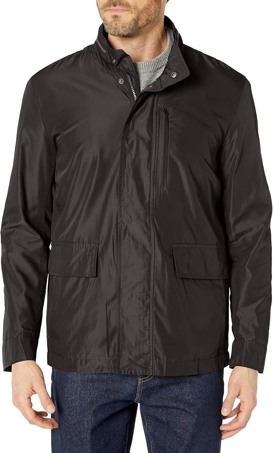 Cole Haan Signature Men's Packable Rain Jacket at Amazon Men’s Clothing