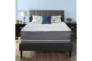 Treaton, 14-Inch Firm Double Sided Tight top Innerspring Mattress & 8" Wood Box Spring Set, Twin XL