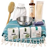 Luxury Ottoman Hammam Ritual Set Turkish Spa Gift Basket Bath Body Care Hamam Wellness Collection