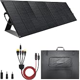 VLAIAN 400W Portable Solar Panel for Power Station Generator,400 Watt Foldable Solar Panel Charger with MC4 Output,3-in-1 DC Connector,23.5% High Efficiency for Outdoor Camping RV Travel (400W)