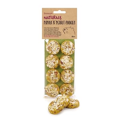 Rosewood Papaya n Peanut Cookies Small Animal Treats 80g