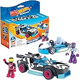 Hot Wheels Mega Construx Track Ripper and Kart Construction Set, Building Toys for Kids 5 Years and Up
